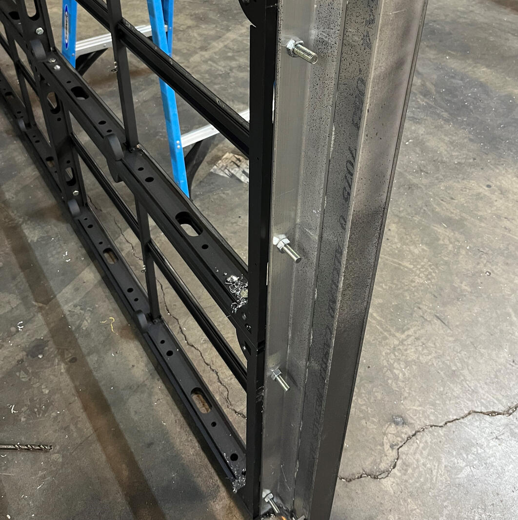Frame attached to Filler Boarder